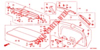 TAILGATE LINING/ REAR PANEL LINING (2D)  for Honda CR-V 2.0 ELEGANCE 5 Doors 5 speed automatic 2012