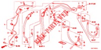 AIR CONDITIONER (FLEXIBLES/TUYAUX) (LH) (2.0L) (2.4L) for Honda CR-V 2.0 EXECUTIVE 5 Doors 6 speed manual 2012