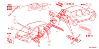 EMBLEMS/CAUTION LABELS  for Honda CR-V 2.0 EXECUTIVE 5 Doors 6 speed manual 2012
