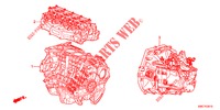 ENGINE ASSY./TRANSMISSION  ASSY. (2.0L) for Honda CR-V 2.0 EXECUTIVE 5 Doors 6 speed manual 2012