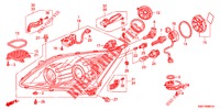 HEADLIGHT (AFS) for Honda CR-V 2.0 EXECUTIVE 5 Doors 6 speed manual 2012