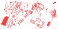PEDAL (LH) for Honda CR-V 2.0 EXECUTIVE 5 Doors 6 speed manual 2012