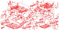 REAR SEAT COMPONENTS (2) for Honda CR-V 2.0 EXECUTIVE 5 Doors 6 speed manual 2012