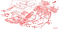 FLOOR MAT/INSULATOR  for Honda CR-V 2.0 EXECUTIVE 5 Doors 5 speed automatic 2012