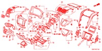 INSTRUMENT GARNISH (COTE DE CONDUCTEUR) (LH) for Honda CR-V 2.0 EXECUTIVE 5 Doors 5 speed automatic 2012