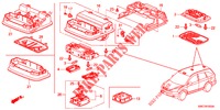 INTERIOR LIGHT  for Honda CR-V 2.0 EXECUTIVE 5 Doors 5 speed automatic 2012