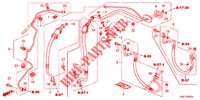 AIR CONDITIONER (FLEXIBLES/TUYAUX) (LH) (2.0L) (2.4L) for Honda CR-V 2.0 S 5 Doors 6 speed manual 2012