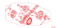 ALTERNATOR (DENSO) (2.0L) for Honda CR-V 2.0 S 5 Doors 6 speed manual 2012