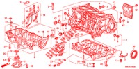 CYLINDER BLOCK/OIL PAN (2.0L) for Honda CR-V 2.0 S 5 Doors 6 speed manual 2012