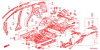 FLOOR/INNER PANELS  for Honda CR-V 2.0 S 5 Doors 6 speed manual 2012
