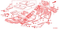 FLOOR MAT/INSULATOR  for Honda CR-V 2.0 S 5 Doors 6 speed manual 2012