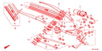 FRONT WINDSHIELD WIPER (LH) for Honda CR-V 2.0 S 5 Doors 6 speed manual 2012