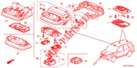 INTERIOR LIGHT  for Honda CR-V 2.0 S 5 Doors 6 speed manual 2012