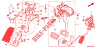 PEDAL (LH) for Honda CR-V 2.0 S 5 Doors 6 speed manual 2012