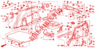 REAR SIDE LINING (2D)  for Honda CR-V 2.0 S 5 Doors 6 speed manual 2012