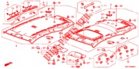 ROOF LINING (1) for Honda CR-V 2.0 S 5 Doors 6 speed manual 2012