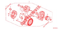 ALTERNATOR (DENSO) (2.0L) for Honda CR-V 2.0 S 5 Doors 5 speed automatic 2012