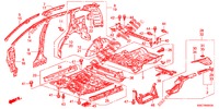 FLOOR/INNER PANELS  for Honda CR-V 2.0 S 5 Doors 5 speed automatic 2012