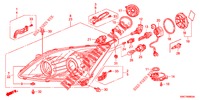 HEADLIGHT  for Honda CR-V 2.0 S 5 Doors 5 speed automatic 2012
