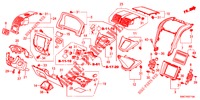 INSTRUMENT GARNISH (COTE DE CONDUCTEUR) (LH) for Honda CR-V 2.0 S 5 Doors 5 speed automatic 2012
