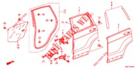 REAR DOOR PANELS (4D)  for Honda CR-V 2.0 S 5 Doors 5 speed automatic 2012