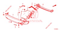 REAR BUMPER  for Honda CR-V 2.0 COMFORT 5 Doors 6 speed manual 2013
