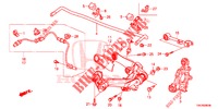 REAR LOWER ARM/RADIUS ROD  for Honda CR-V 2.0 COMFORT 5 Doors 6 speed manual 2013