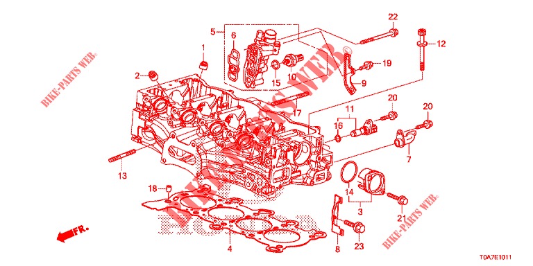 SPOOL VALVE/ OIL PRESSURE SENSOR (2.0L) for Honda CR-V 2.0 COMFORT 5 Doors 6 speed manual 2013