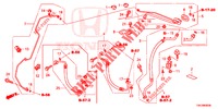 AIR CONDITIONER (FLEXIBLES/TUYAUX) (2.0L/2.4L) (LH) for Honda CR-V 2.0 COMFORT 5 Doors 5 speed automatic 2013