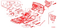 FLOOR MAT/INSULATOR  for Honda CR-V 2.0 COMFORT 5 Doors 5 speed automatic 2013
