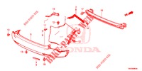 REAR BUMPER  for Honda CR-V 2.0 COMFORT 5 Doors 5 speed automatic 2013