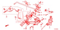 REAR LOWER ARM/RADIUS ROD  for Honda CR-V 2.0 COMFORT 5 Doors 5 speed automatic 2013