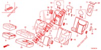 REAR SEAT/SEATBELT (2D)  for Honda CR-V 2.0 COMFORT 5 Doors 5 speed automatic 2013