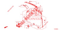 TAILGATE LINING/ REAR PANEL LINING (2D)  for Honda CR-V 2.0 COMFORT 5 Doors 5 speed automatic 2013