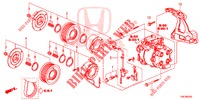 AIR CONDITIONER (COMPRESSEUR) (3) for Honda CR-V 2.0 ELEGANCE 5 Doors 6 speed manual 2013