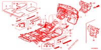 FLOOR MAT/INSULATOR  for Honda CR-V 2.0 ELEGANCE 5 Doors 6 speed manual 2013