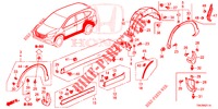 SIDE SILL GARNISH/PROTECT OR  for Honda CR-V 2.0 ELEGANCE 5 Doors 6 speed manual 2013
