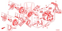 AIR CONDITIONER (COMPRESSEUR) (3) for Honda CR-V 2.0 ELEGANCE 5 Doors 5 speed automatic 2013