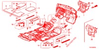 FLOOR MAT/INSULATOR  for Honda CR-V 2.0 ELEGANCE 5 Doors 5 speed automatic 2013