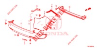 REAR BUMPER  for Honda CR-V 2.0 ELEGANCE 5 Doors 5 speed automatic 2013