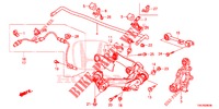 REAR LOWER ARM/RADIUS ROD  for Honda CR-V 2.0 ELEGANCE 5 Doors 5 speed automatic 2013