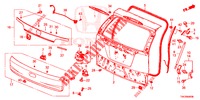 TAILGATE PANEL (2D)  for Honda CR-V 2.0 ELEGANCE 5 Doors 5 speed automatic 2013