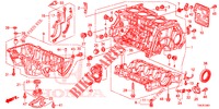 CYLINDER BLOCK/OIL PAN (2.0L) for Honda CR-V 2.0 ELEGANCE L 5 Doors 6 speed manual 2013