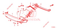 REAR BUMPER  for Honda CR-V 2.0 ELEGANCE L 5 Doors 6 speed manual 2013