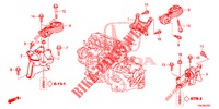 ENGINE MOUNTS (2.0L) (AT) for Honda CR-V 2.0 ELEGANCE L 5 Doors 5 speed automatic 2013