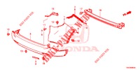 REAR BUMPER  for Honda CR-V 2.0 ELEGANCE L 5 Doors 5 speed automatic 2013