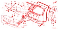 TAILGATE PANEL (2D)  for Honda CR-V 2.0 ELEGANCE L 5 Doors 5 speed automatic 2013