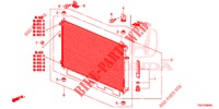 AIR CONDITIONER (CONDENSATEUR) (1) for Honda CR-V 2.0 EXECUTIVE 5 Doors 6 speed manual 2013