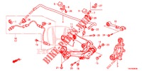 REAR LOWER ARM/RADIUS ROD  for Honda CR-V 2.0 EXECUTIVE 5 Doors 6 speed manual 2013