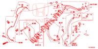 AIR CONDITIONER (FLEXIBLES/TUYAUX) (2.0L/2.4L) (LH) for Honda CR-V 2.0 EXECUTIVE 5 Doors 5 speed automatic 2013